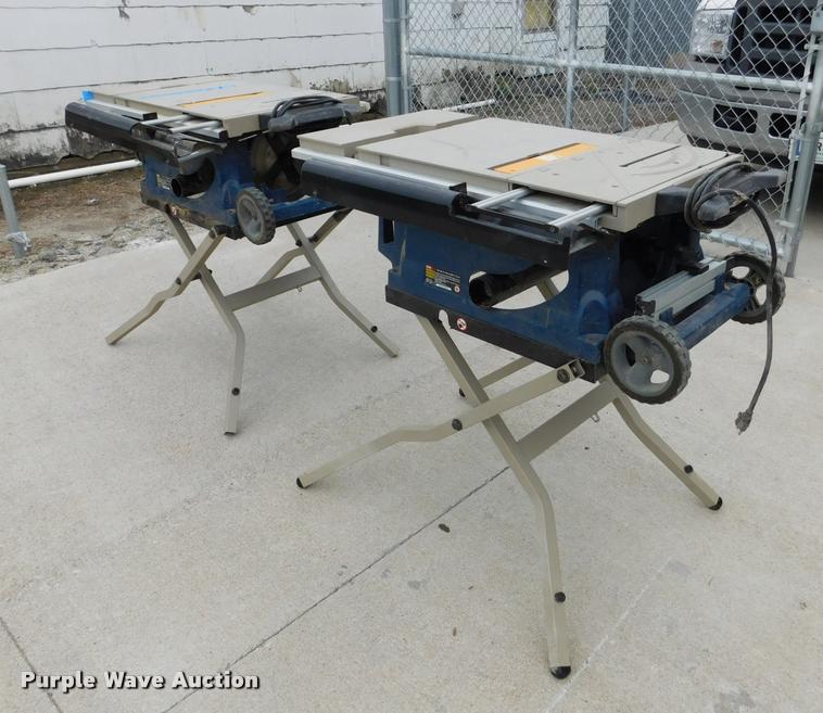 image for item DM9453 (2) Ryobi BTS21 table saws
