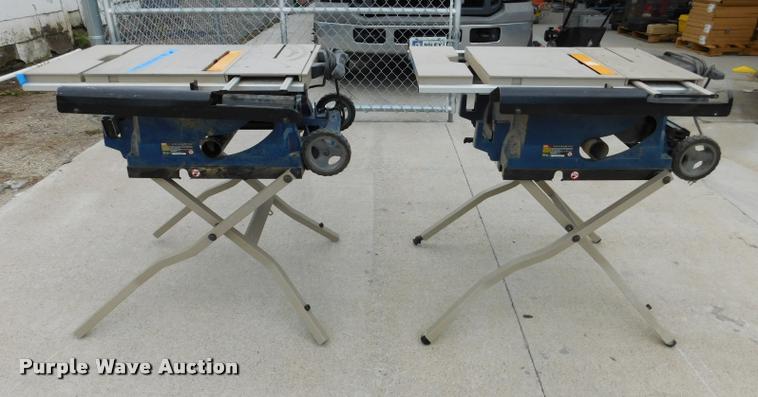 image for item DM9453 (2) Ryobi BTS21 table saws