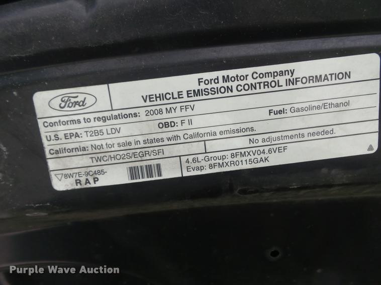 image for item K7581 2008 Ford Crown Victoria Police Interceptor