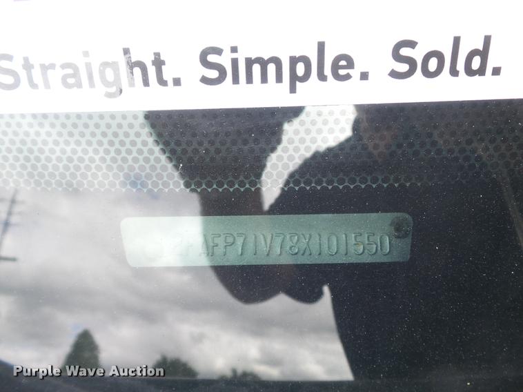 image for item K7581 2008 Ford Crown Victoria Police Interceptor