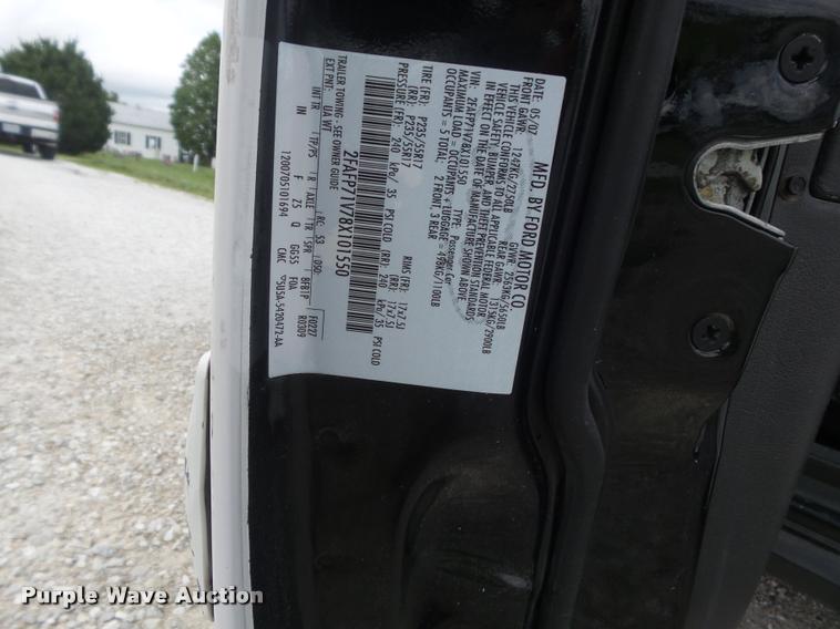 image for item K7581 2008 Ford Crown Victoria Police Interceptor