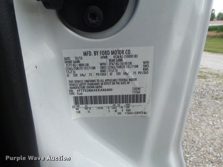 image for item K7582 2014 Ford F250 Super Duty XL pickup truck