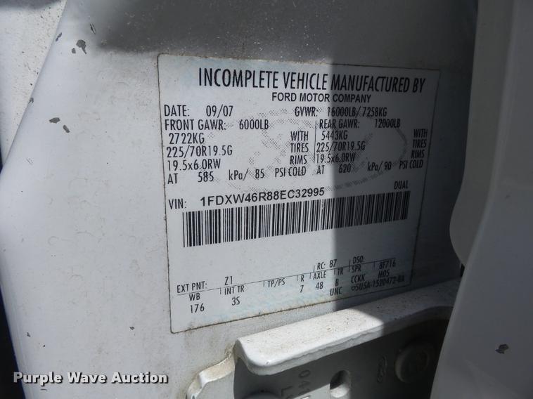 image for item K7583 2008 Ford F450 XL Super Duty service truck