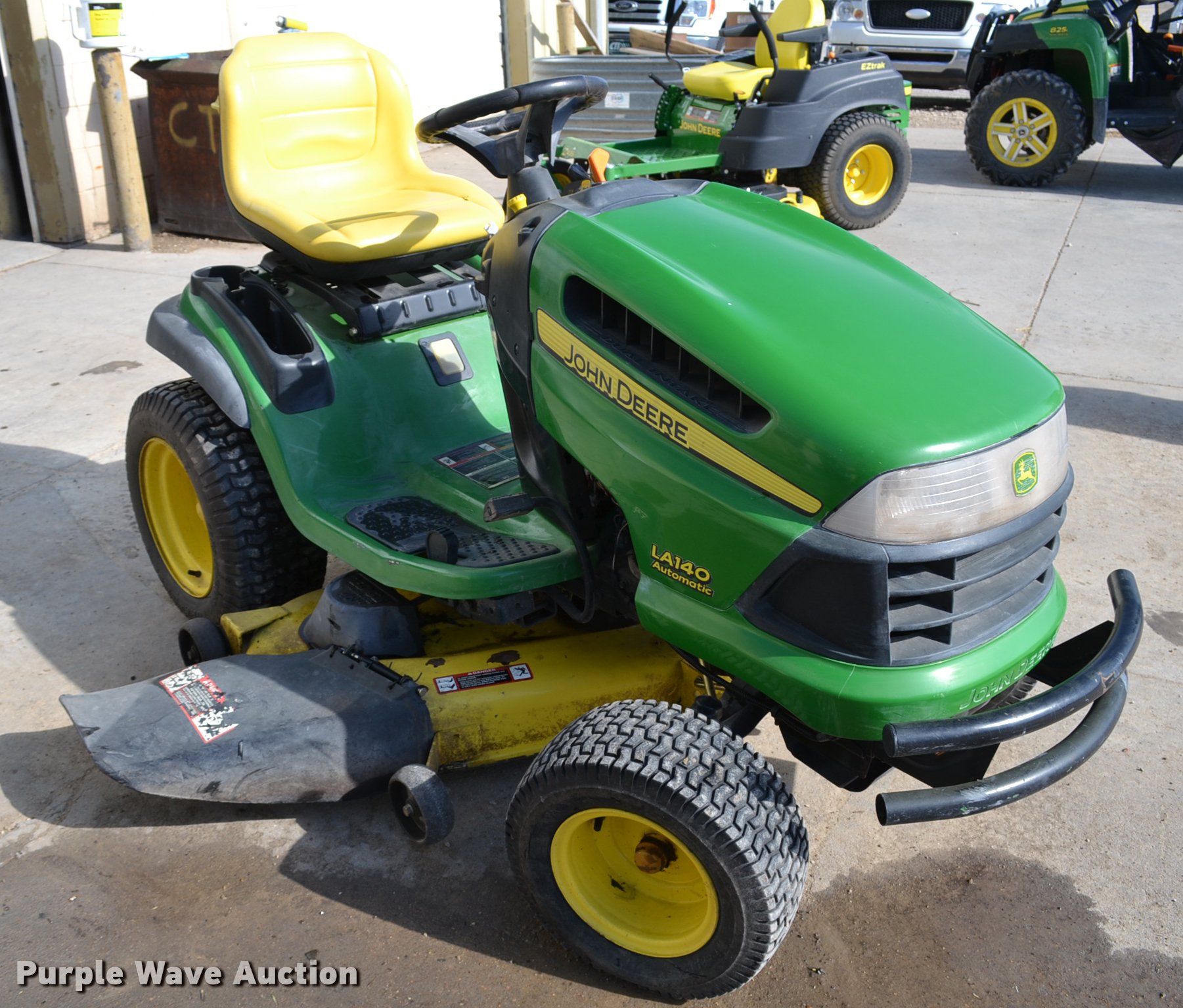 2007 John Deere LA140 lawn mower in Abilene, KS Item G1091 sold