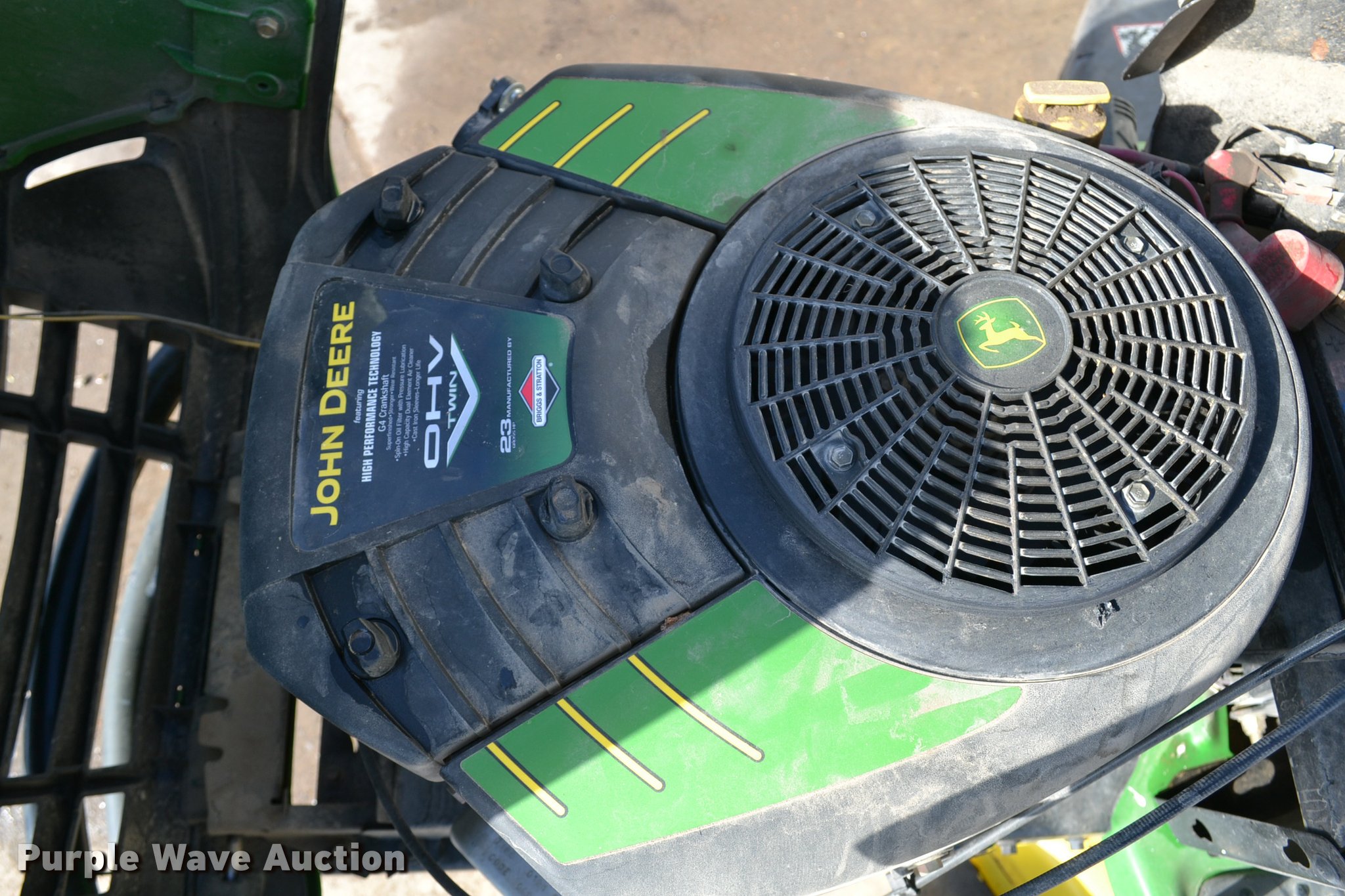 2007 John Deere LA140 lawn mower in Abilene, KS Item G1091 sold