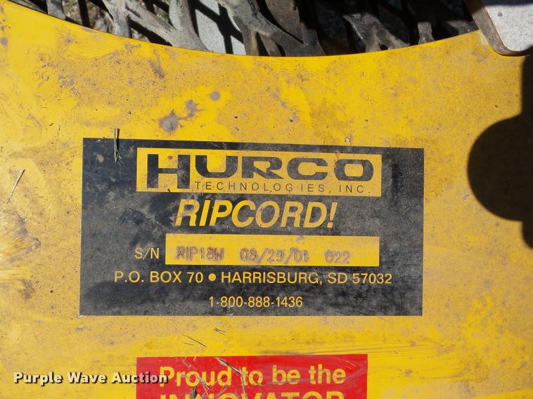 image for item BI9659 Hurco Ripcord ventalator and line stringer