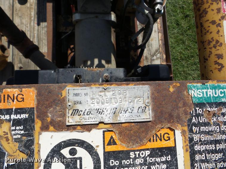 image for item BI9667 Mclaughlin McL20B boring machine