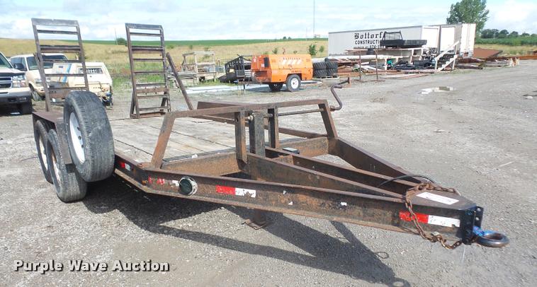 image for item DA1548 1997 shop built utility trailer