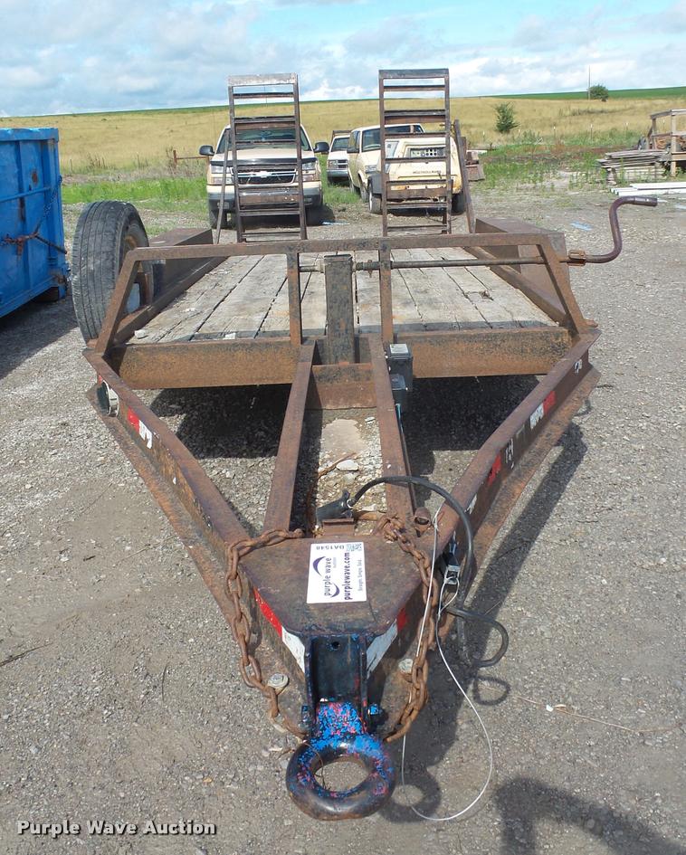 image for item DA1548 1997 shop built utility trailer
