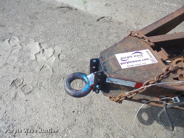 image for item DA1548 1997 shop built utility trailer