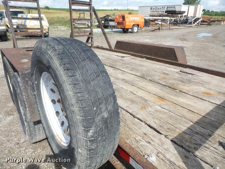 image for item DA1548 1997 shop built utility trailer