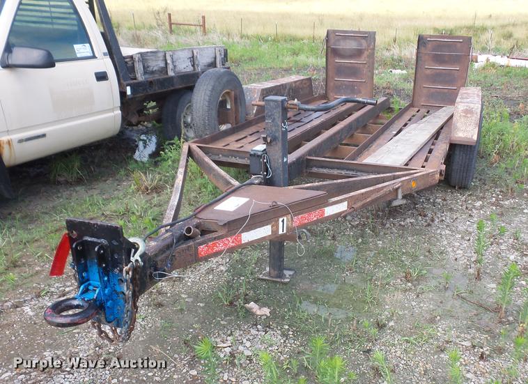 image for item DA1549 1974 shop built equipment trailer