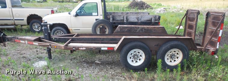 image for item DA1549 1974 shop built equipment trailer