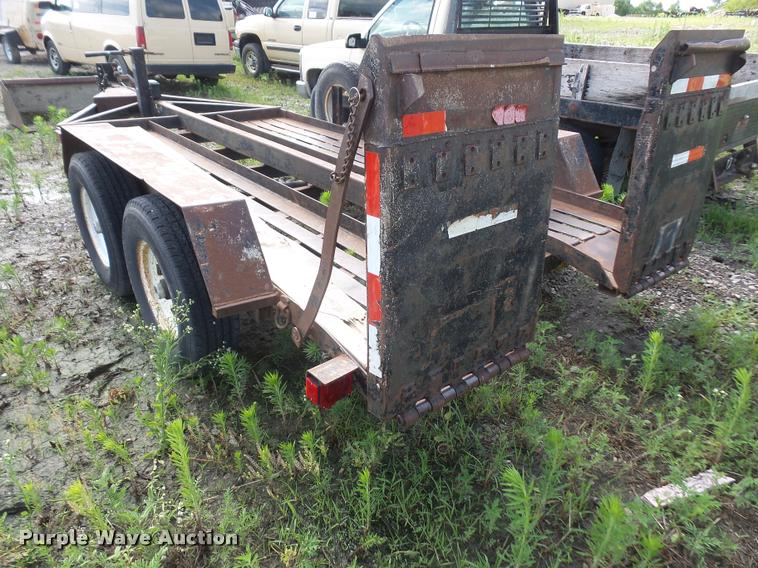 image for item DA1549 1974 shop built equipment trailer
