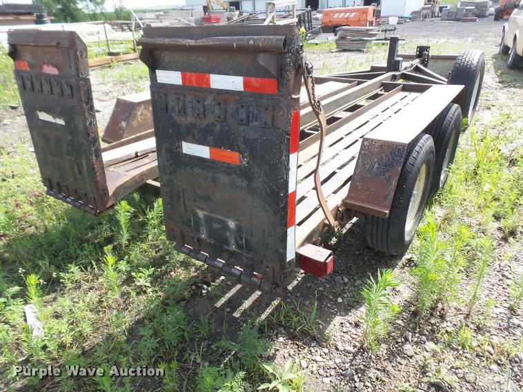 image for item DA1549 1974 shop built equipment trailer