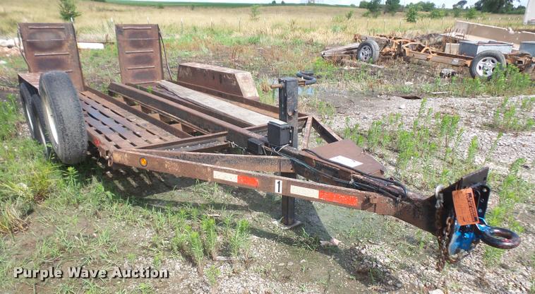 image for item DA1549 1974 shop built equipment trailer