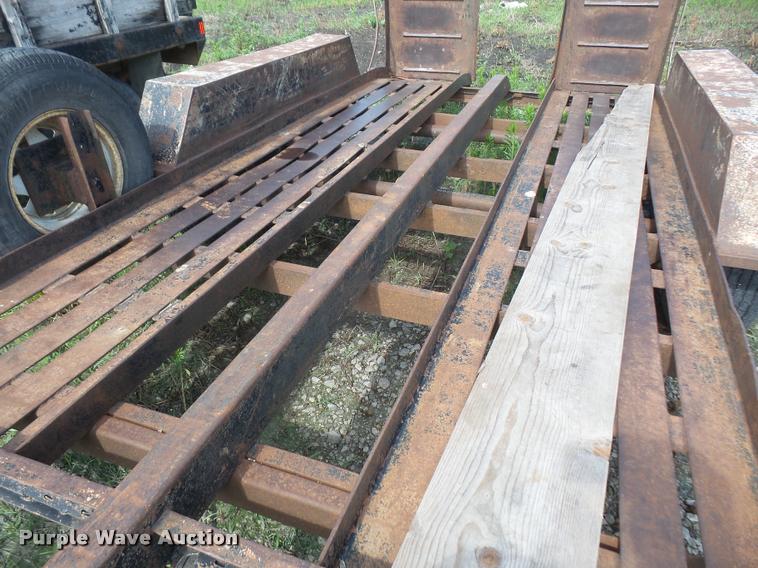 image for item DA1549 1974 shop built equipment trailer