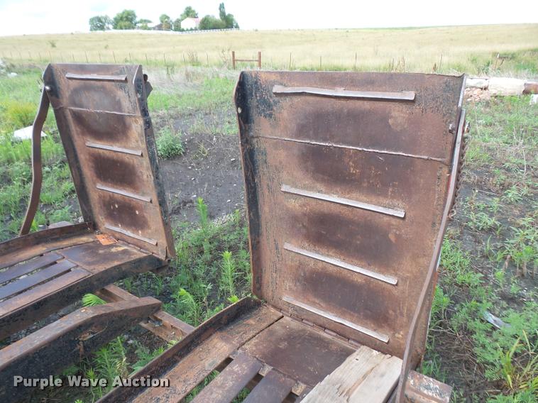 image for item DA1549 1974 shop built equipment trailer