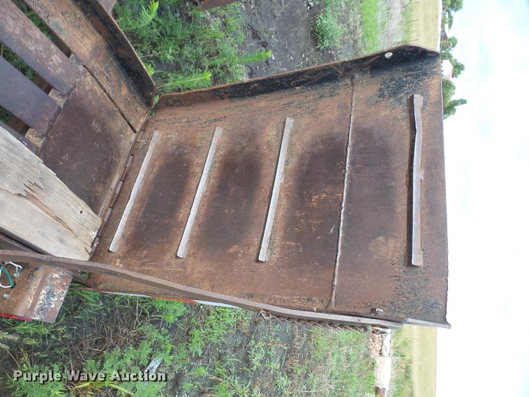 image for item DA1549 1974 shop built equipment trailer