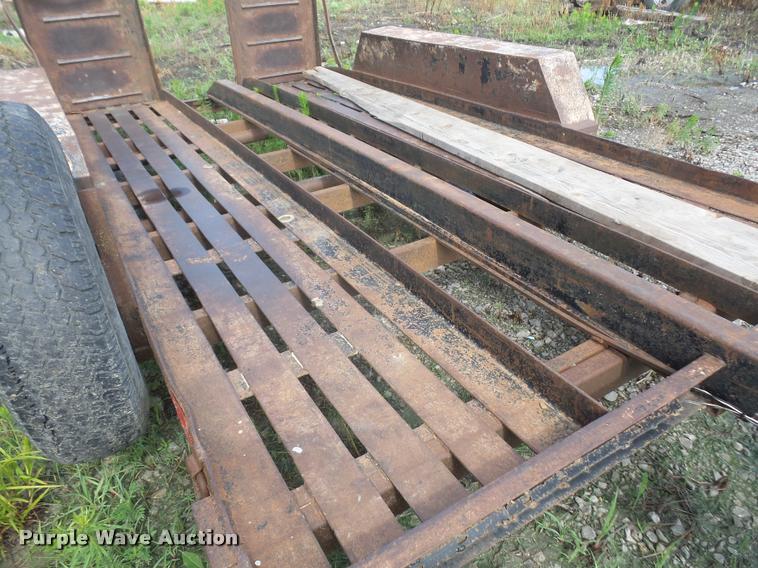 image for item DA1549 1974 shop built equipment trailer