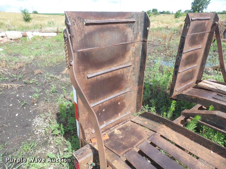 image for item DA1549 1974 shop built equipment trailer