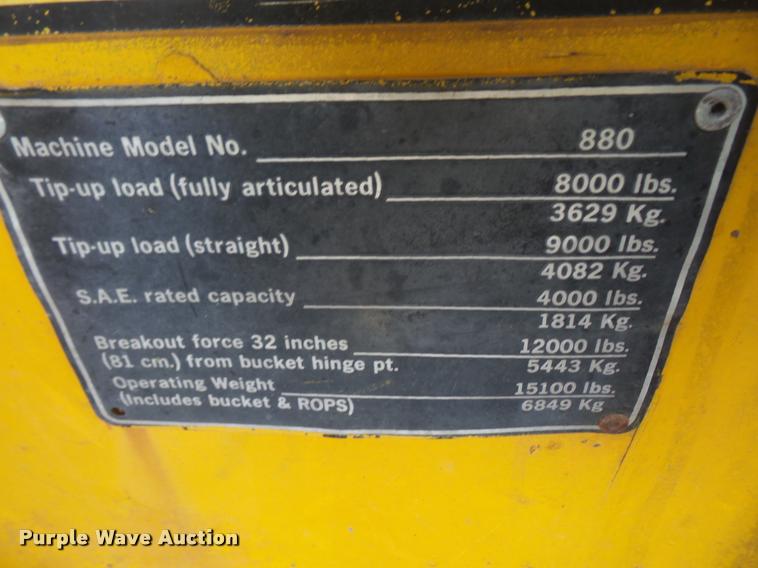 image for item DA1574 Owatonna 880 wheel loader