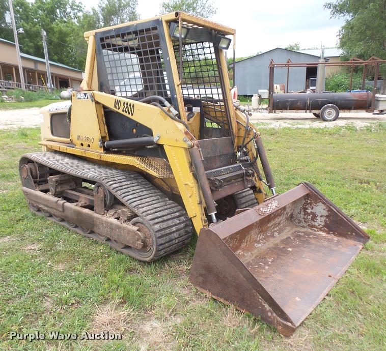 image for item DA1584 1984 ASV Posi-Track MD2800 skid steer
