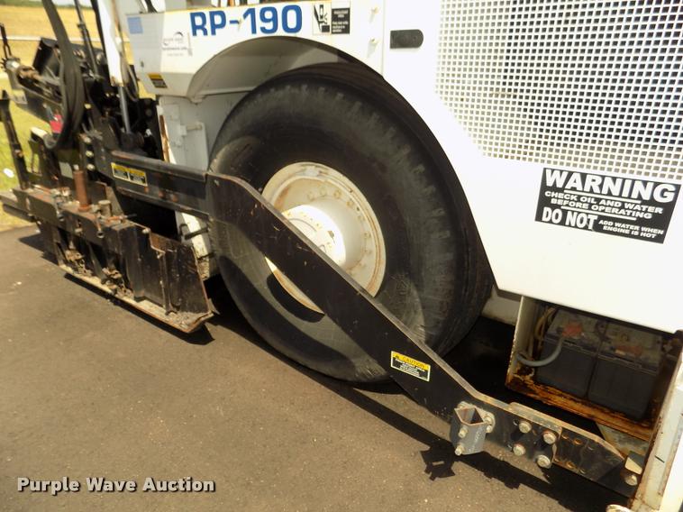 image for item DA3035 2005 Roadtec RP-190 paver