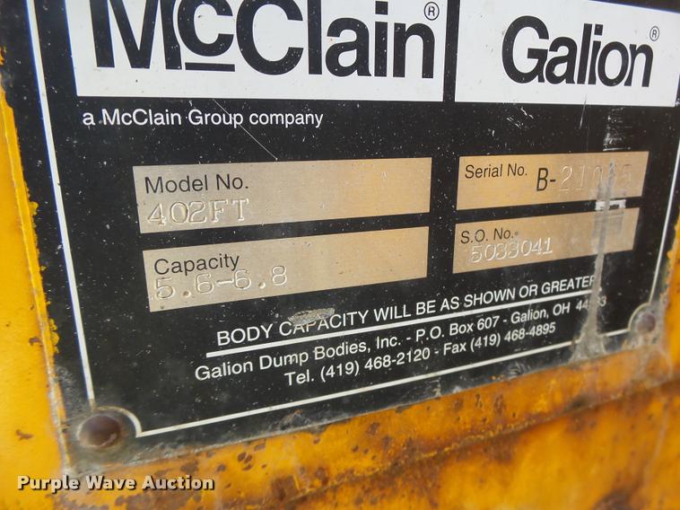 image for item DA3490 2002 International 4900 dump truck