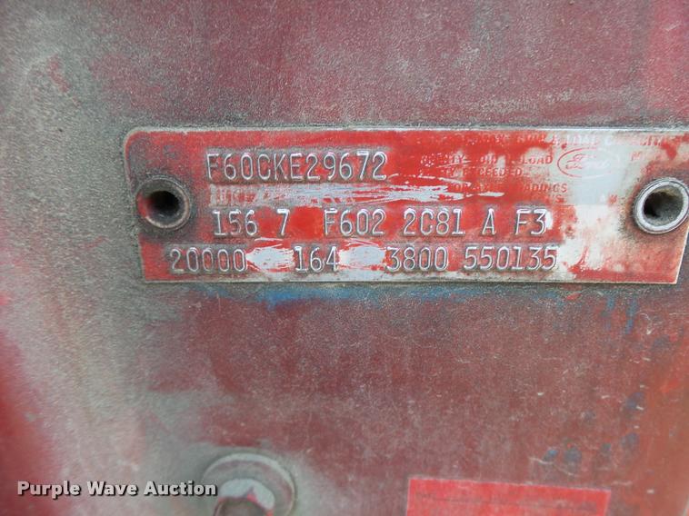 image for item DB1353 1969 Ford 600 truck chassis