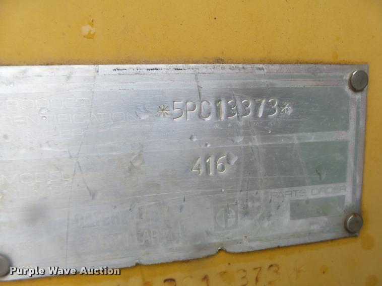 image for item DB1363 1991 Caterpillar 416 Series II backhoe