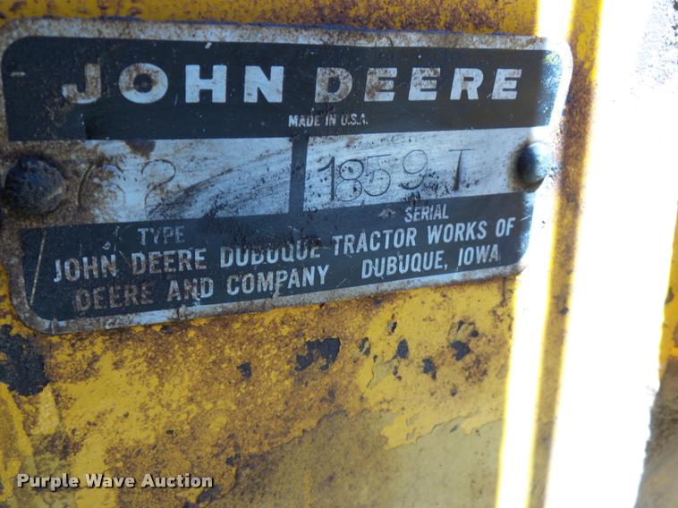 image for item DC6860 1976 John Deere 762 elevating scraper