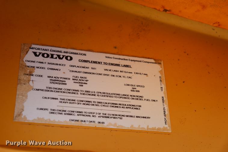 image for item DK9585 Volvo A30D dump truck