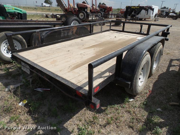 image for item DL9154 2014 Big Tex utility trailer