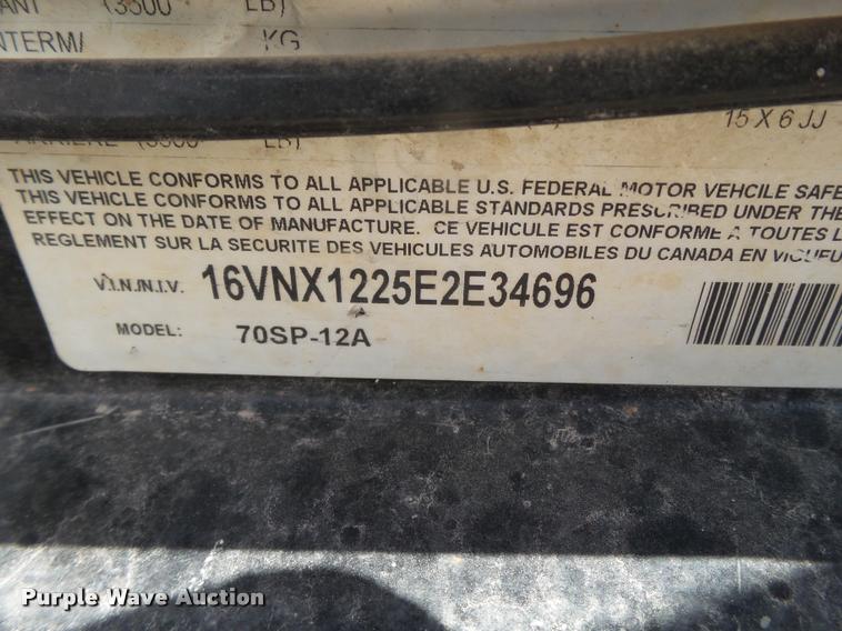 image for item DL9154 2014 Big Tex utility trailer