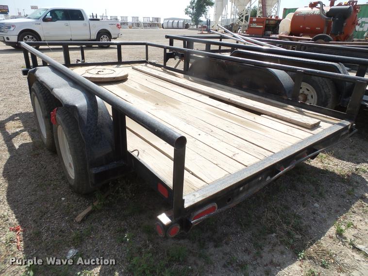 image for item DL9155 2014 Big Tex utility trailer