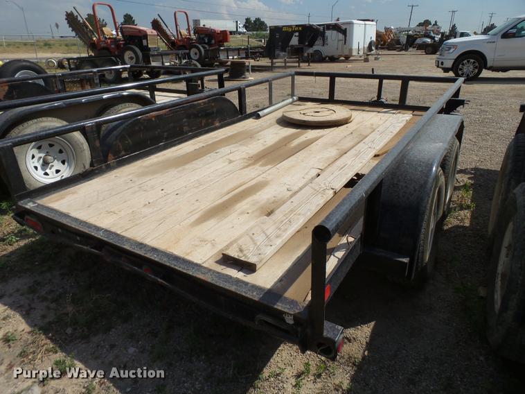 image for item DL9155 2014 Big Tex utility trailer