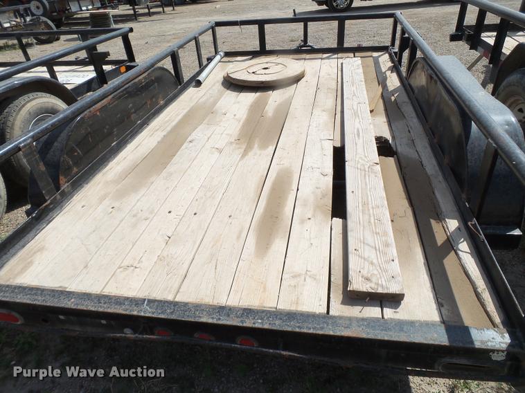 image for item DL9155 2014 Big Tex utility trailer