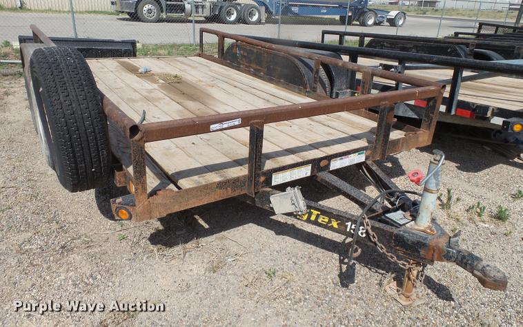 image for item DL9156 2012 Big Tex utility trailer