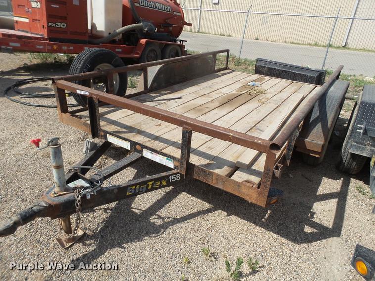 image for item DL9156 2012 Big Tex utility trailer