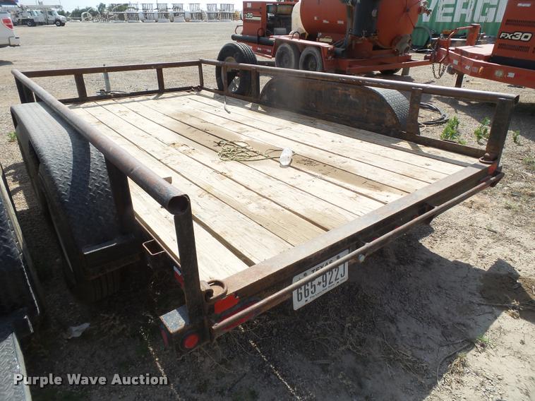 image for item DL9156 2012 Big Tex utility trailer