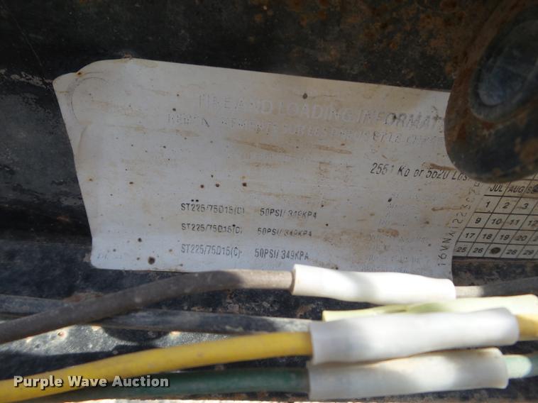 image for item DL9156 2012 Big Tex utility trailer