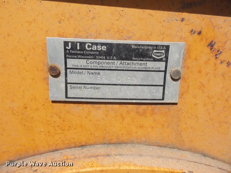 image for item DN9993 Case 660 cable plow/trencher attachment