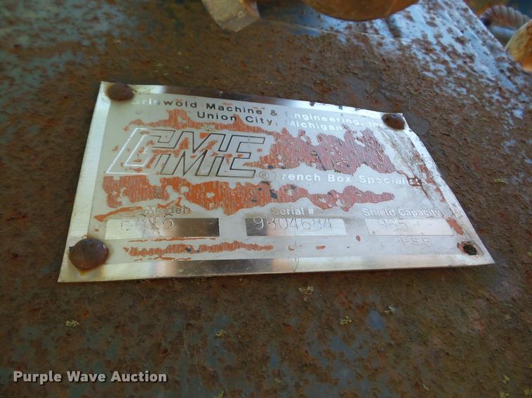 image for item J8611 GME E-816 steel trench box