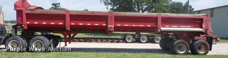 image for item J8612 1998 Clement LW3829 end dump trailer