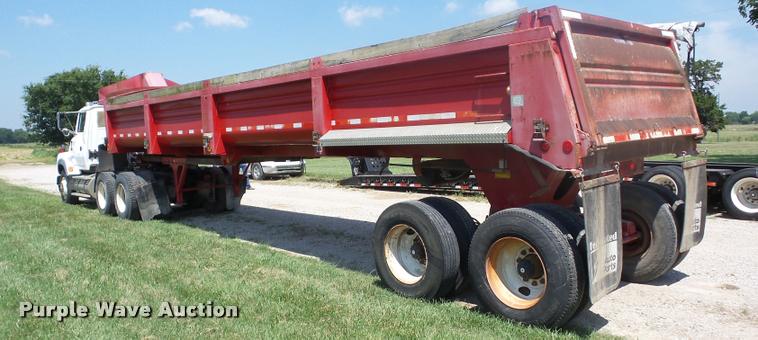 image for item J8612 1998 Clement LW3829 end dump trailer