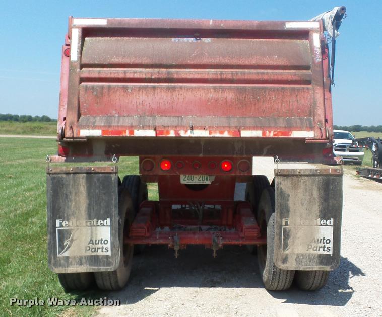 image for item J8612 1998 Clement LW3829 end dump trailer