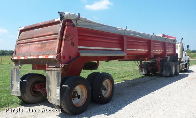 image for item J8612 1998 Clement LW3829 end dump trailer