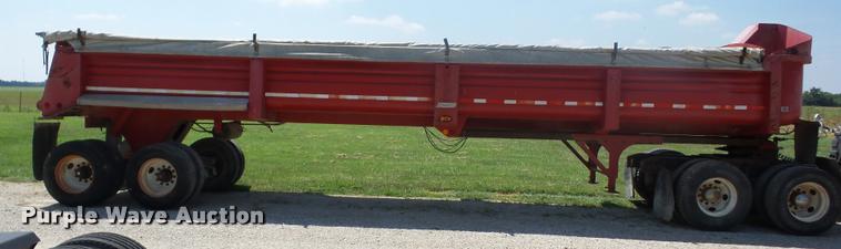 image for item J8612 1998 Clement LW3829 end dump trailer