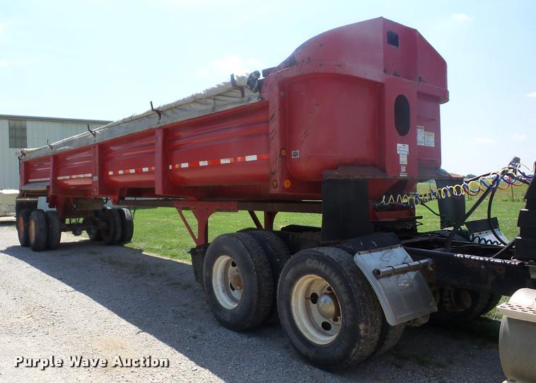 image for item J8612 1998 Clement LW3829 end dump trailer